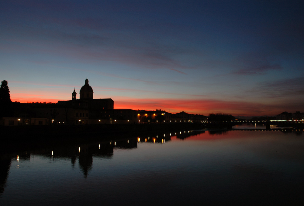 Firenze sunset skyline